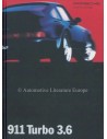 1993 PORSCHE 911 TURBO HARDCOVER BROCHURE DUITS