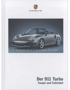 2004 PORSCHE 911 TURBO HARDCOVER PROSPEKT DEUTSCH
