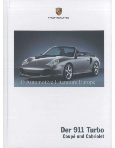 2004 PORSCHE 911 TURBO HARDCOVER BROCHURE DUITS