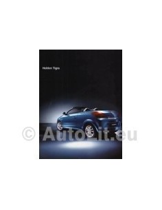 2005 HOLDEN TIGRA CONVERTIBLE BROCHURE AUSTRALISCH