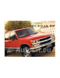 1999 HOLDEN SUBURBAN V8 LEAFLET AUSTRALISCH