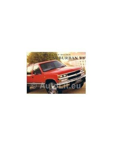 1999 HOLDEN SUBURBAN V8 LEAFLET AUSTRALISCH