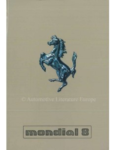 1980 FERRARI MONDIAL 8 BETRIEBSANLEITUNG 191/80