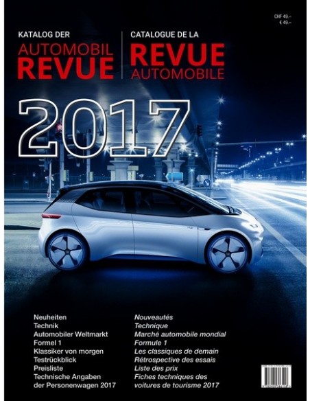 2017 AUTOMOBIl REVUE JAHRESKATALOG DEUTSCH FRANZÖSISCH