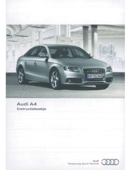 2011 AUDI A4 BETRIEBSANLEITUNG NIEDERLÄNDISCH