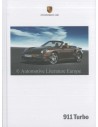 2008 PORSCHE 911 TURBO HARDCOVER PROSPEKT NIEDERLANDISCH