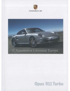 2006 PORSCHE 911 TURBO HARDCOVER BROCHURE DUITS