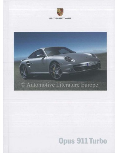 2006 PORSCHE 911 TURBO HARDCOVER PROSPEKT DEUTSCH
