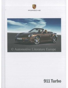 2008 PORSCHE 911 TURBO HARDCOVER BROCHURE DUITS