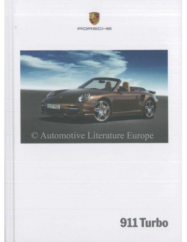 2008 PORSCHE 911 TURBO HARDBACK BROCHURE GERMAN