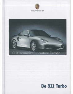 2003 PORSCHE 911 TURBO HARDCOVER PROSPEKT NIEDERLANDISCH
