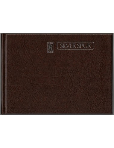 1986 ROLLS ROYCE SILVER SPUR BETRIEBSNALEITUNG ITALIENISCH