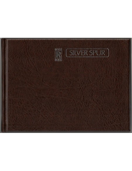 1986 ROLLS ROYCE SILVER SPUR BETRIEBSNALEITUNG ITALIENISCH