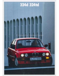 1989 BMW 3 SERIES DIESEL BROCHURE DUTCH