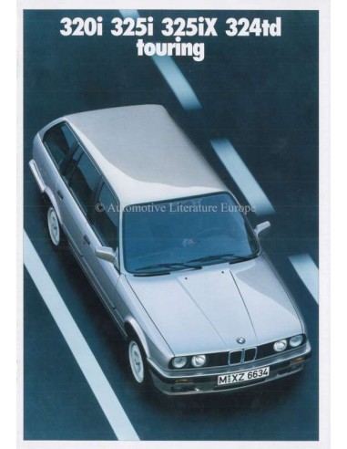 1988 BMW 3 SERIES TOURING BROCHURE GERMAN