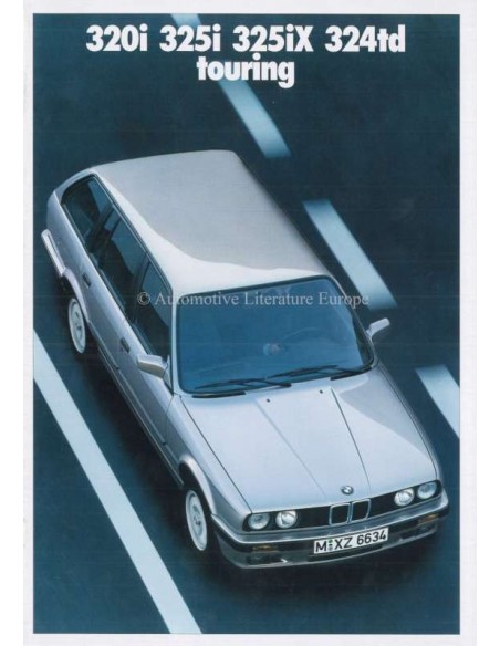1988 BMW 3ER TOURING PROSPEKT DEUTSCH