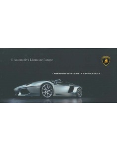 2012 LAMBORGHINI AVENTADOR ROADSTER LP 700-4 PROSPEKT ENGLISCH