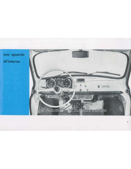 1963 FIAT ABARTH 595 OWNERS MANUAL ITALIAN