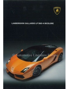 2011 LAMBORGHINI GALLARDO LP 560-4 BICOLORE BROCHURE ENGLISH
