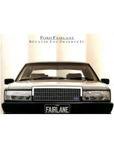 1986 FORD FAIRLANE BROCHURE ENGELS