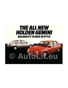 1985 HOLDEN GEMENI LEAFLET AUSTRALISCH