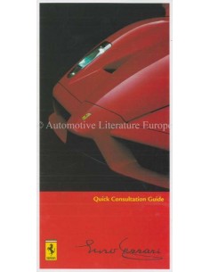 2005 FERRARI ENZO KURZANLEITUNG 2168/05