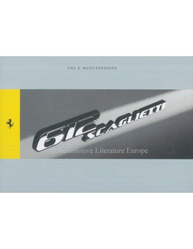 2008 FERRARI 612 SCAGLIETTI BETRIEBSANLEITUNG ITALIENISCH