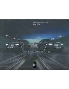 2016 ROLLS ROYCE GHOST & WRAITH BLACK BADGE PROSPEKT ENGLISCH