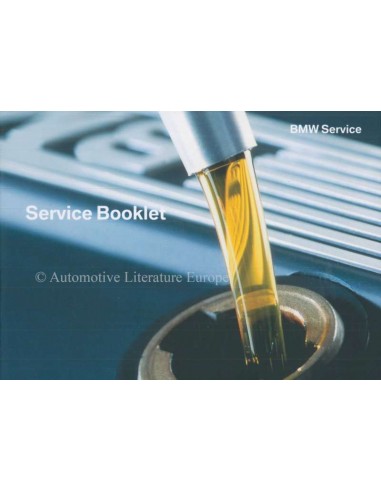 2002 BMW Z8 WARRANTY & MAINTENANCE MANUAL ENGLISH