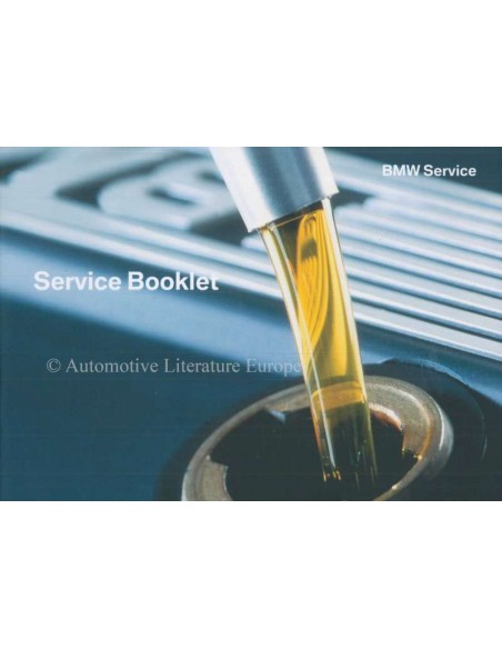 2002 BMW Z8 WARRANTY & MAINTENANCE MANUAL ENGLISH