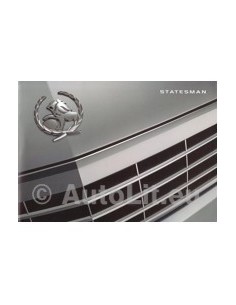 2004 HOLDEN STATESMAN BROCHURE AUSTRALISCH
