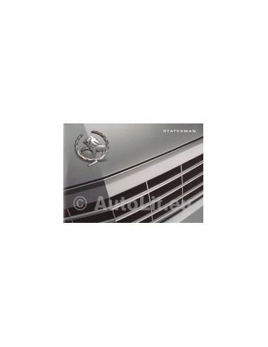 2004 HOLDEN STATESMAN BROCHURE AUSTRALISCH