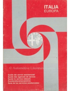 1983 ALFA ROMEO SERVICE MANUAL HANDBOOK