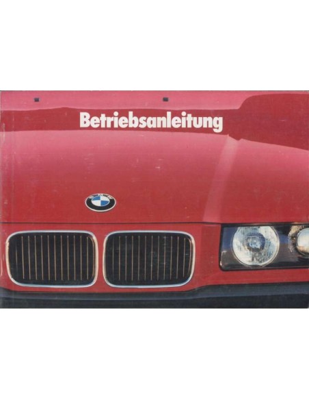 1993 BMW 3 SERIE INSTRUCTIEBOEKJE DUITS