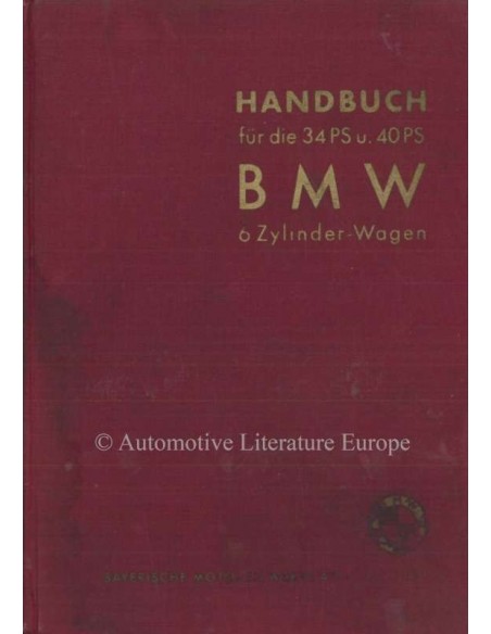 1934 BMW 315 INSTRUCTIEBOEKJE DUITS