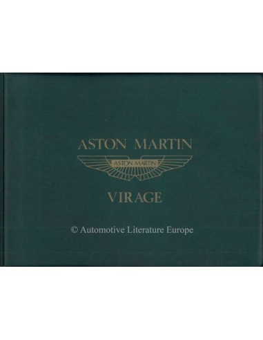 1990 ASTON MARTIN VIRAGE OWNERS MANUAL ENGLISH