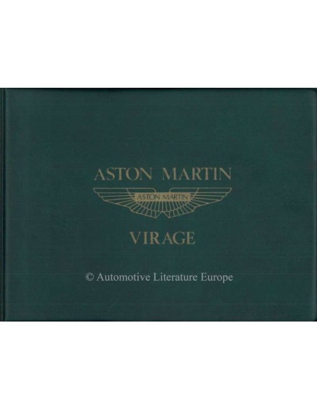 1990 ASTON MARTIN VIRAGE OWNERS MANUAL ENGLISH