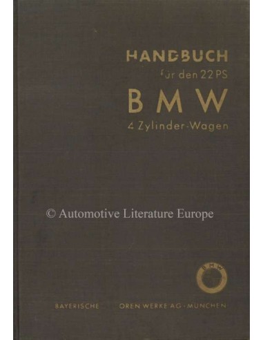 1935 BMW 309 BETRIEBSANLEITUNG DEUTSCH