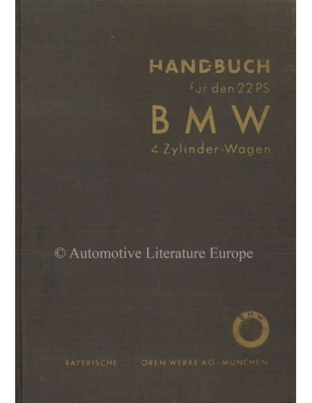 1935 BMW 309 BETRIEBSANLEITUNG DEUTSCH