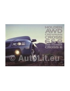 2005 HOLDEN CREWMAN 6 & 8 ONE TONNER PROSPEKT AUSTRALISCH