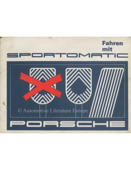 1969 PORSCHE 911 SPORTOMATIC OWNERS MANUAL GERMAN