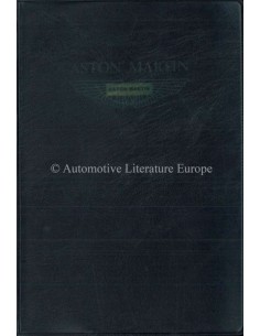 1979 ASTON MARTIN V8 OWNERS MANUAL ENGLISH