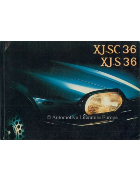 1984 JAGUAR XJ-SC / XJ-S 3.6 BETRIEBSANLEITUNG DEUTSCH