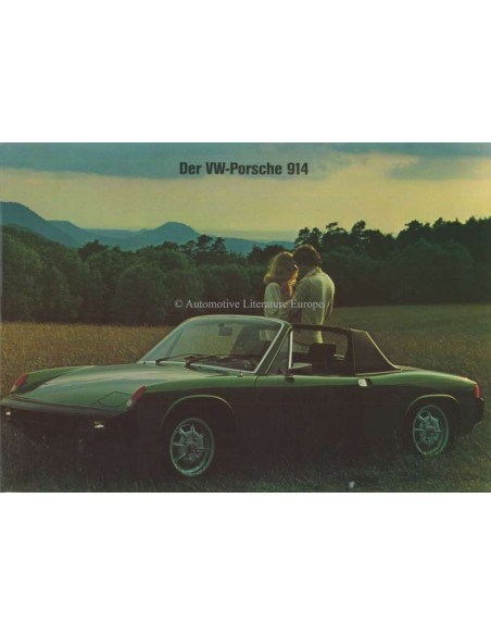 1969 PORSCHE 914 BROCHURE GERMAN