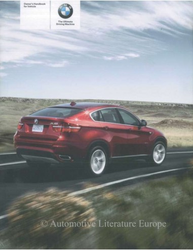 2008 BMW X5 & X6 INSTRUCTIEBOEKJE ENGELS