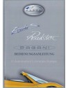 2003 PAGANI ZONDA S ROADSTER INSTRUCTIEBOEK DUITS