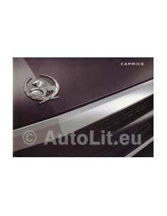 2004 HOLDEN CAPRICE BROCHURE AUSTRALISCH