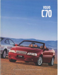 2001 VOLVO C70 COUPE / CONVERTIBLE PROSPEKT NIEDERLÄNDISCH