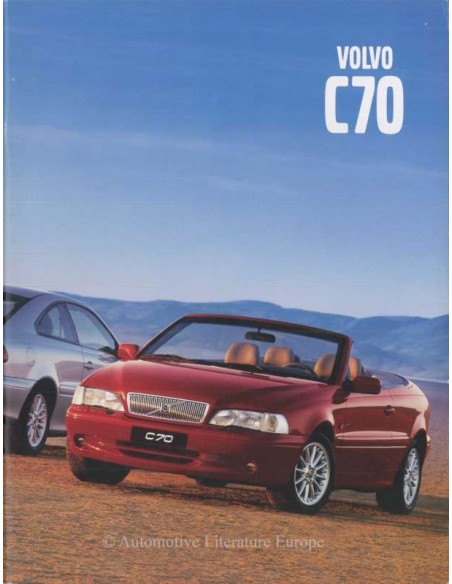 2001 VOLVO C70 COUPE / CONVERTIBLE PROSPEKT NIEDERLÄNDISCH