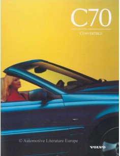 1997 VOLVO C70 CONVERTIBLE PROSPEKT ENGLISCH